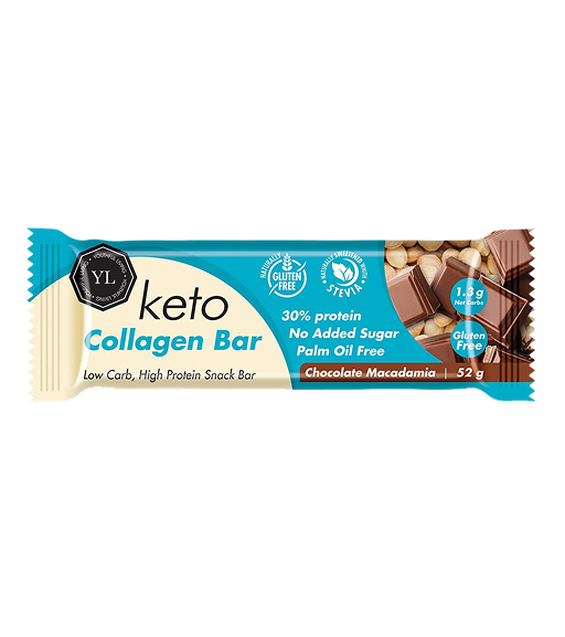 Youthful Living | Keto Collagen Bar - Chocolate Macadamia