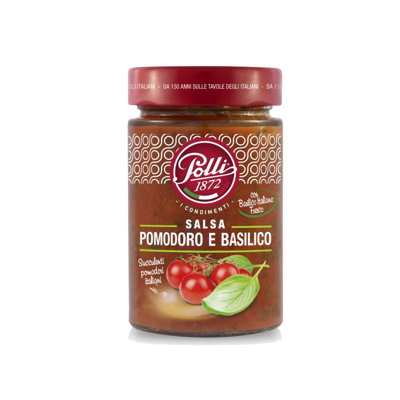 Polli | Tomato and Basil Pasta Sauce 190g