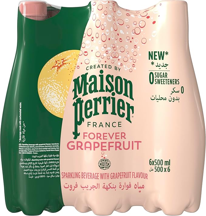 Maison Perrier | Grapefruit Flavored Mineral Water PET 500ml