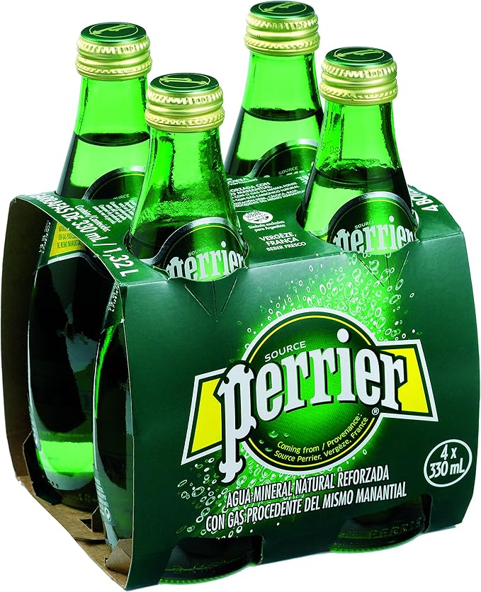 Perrier | Natural Sparkling Mineral Water PET 330ml