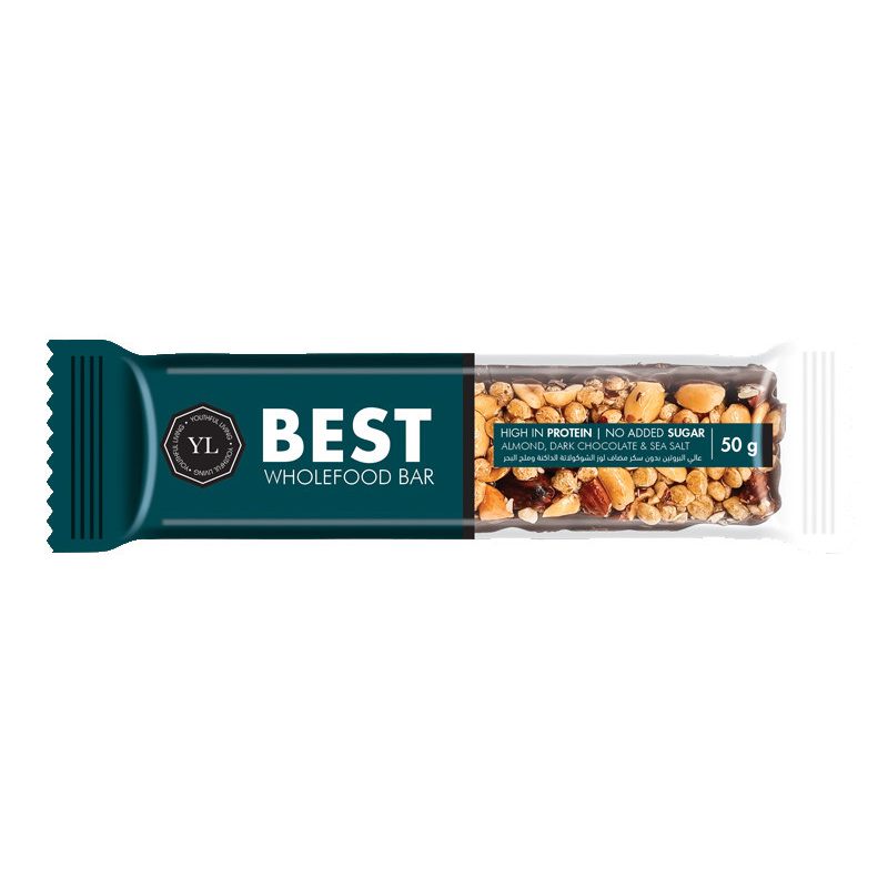 YL | Best Bar - Almond, Dark Chocolate & Sea Salt 50g
