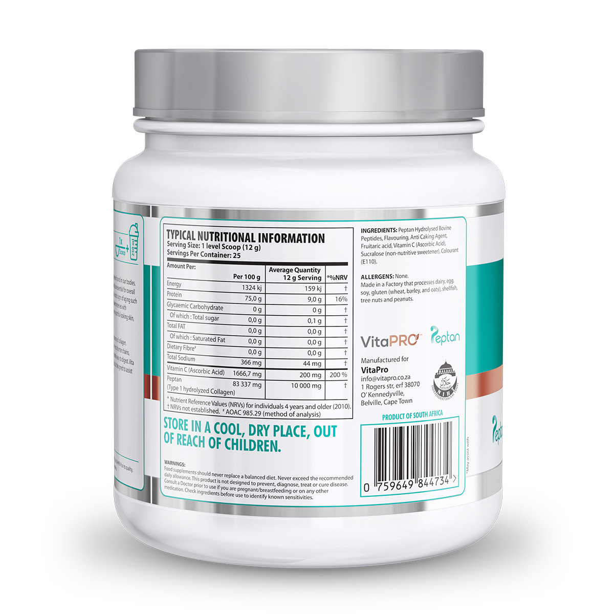 Youthful Living | 100% Pure Peptan Collagen Powder 300g - Image 2
