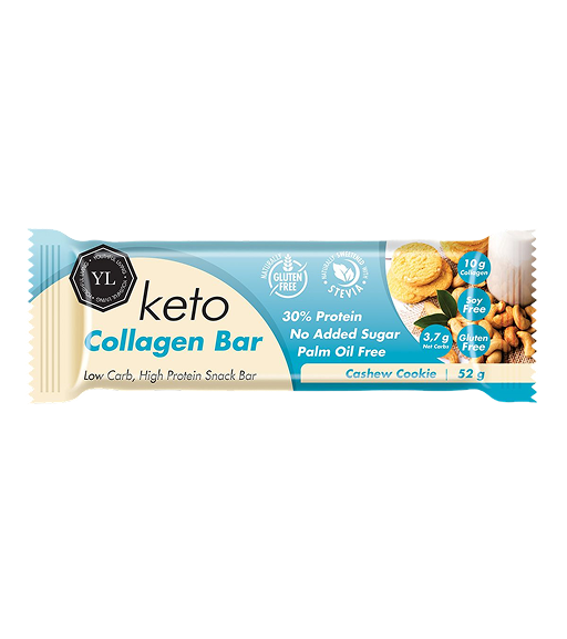 Youthful Living | Keto Collagen Bar - Cashew Cookie