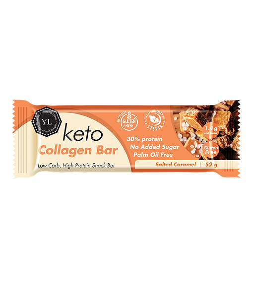Youthful Living | Keto Collagen Bar - Salted Caramel