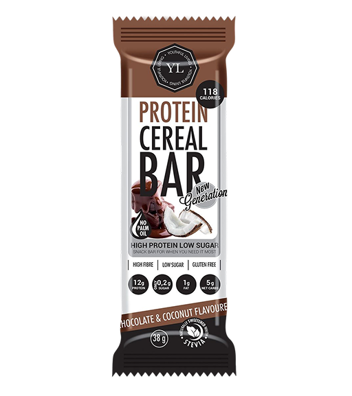 Youthful Living | Protein Cereal Bar - Chocolate & Coconut